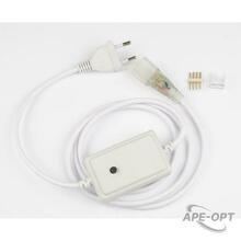 Изображения товара Провод электрический для LED лент UCX-SP4/N22 WHITE 1 STICKER ULS-N22 RGB NEON 220В, 8x16мм, 4 контакта