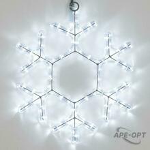 Изображения товара Фигура ARD-SNOWFLAKE-M7-450x375-108LED White (230V, 6.5W) (Ardecoled, IP65) | 034249 | Arlight