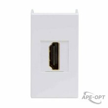 Изображения товара HDMI розетка, Viva, белая, 1 мод