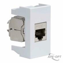 Изображения товара Розетка RJ-45 кат.6,экр,Viva,1 мод.,серая | 45168 | DKC