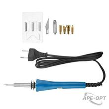 Изображения товара Набор паяльник-выжигатель (6 насадок) 220 V/30 Вт | 12-0183 | REXANT