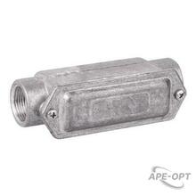Изображения товара Коробка протяжная алюминиевая, 2 ввода 180°, М32х1,5 ,IP55,146х45х57мм | 6030-32A | DKC