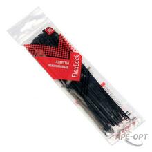 Изображения товара Хомут P6.6 стандартный (ч), 2.5x100 (50шт) FlexLock PROxima | plc-fl-ctsb-2.5x100-r | EKF