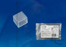 Изображения товара Заглушка для LED ленты 220В, 10x7мм, прозрачный, UCW-K10 CLEAR 025 POLYBAG 25 шт/упак | UL-00000870 | Uniel