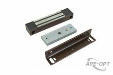 Изображения товара ML-180KB с уголком - Электромагнитный замок, 12V DC, не более 0,4 A, усилие 180 кг