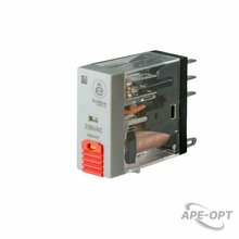 Изображения товара Реле 12A 1CO 230VAC тест кнопка LED | SXG12P7 | SE