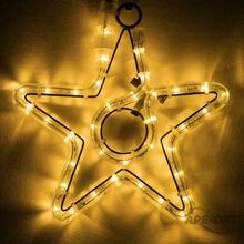 Изображения товара Фигура ARD-STAR-M4-200x220-36LED Warm (230V, 2.5W) (Ardecoled, IP65) | 034250 | Arlight