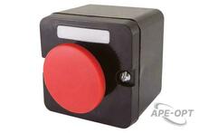 Изображения товара Пост кнопочный ПКЕ 222-1 красный гриб IP54 | SQ0742-0008 | TDM
