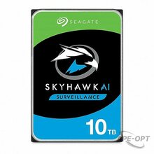 Изображения товара Жесткий диск HDD Seagate SkyHawkAI ST10000VE001, 10Тб, SATA III, 3.5", 7200rpm