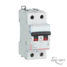 Изображения товара Выключатель автоматический двухполюсный DX3-E 6000 4А C 6кА | 407273 | Legrand