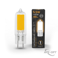 Изображения товара Лампа светодиодная LED G4 AC220-240V 5.5W 480lm3000K Glass | 107807105 | Gauss