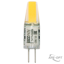Изображения товара Лампа светодиодная LED 2,5Вт G4 12В 3000К PLED-G4 COB (LED driver!) капсульная | 2855749 | Jazzway
