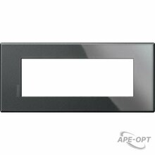 Изображения товара AXOLUTE Air рамка,итальянская модульность, 6 модулей, Антрацит | HW4806HS | Legrand