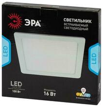 Изображения товара Светильник светодиодный встраиваемый LED 2-16-4K квадратный 16Вт 4000К | Б0058404 | ЭРА