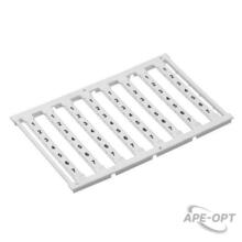 Изображения товара Маркировка для клемм, ширина 8 мм, узкая, для клемм Push-in, белая, L1,L2,L3,N,PE, горизонтальная ориентация, 1 шт