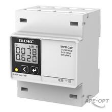 Изображения товара Многофункциональное измерительное устройство МРМ, LCD дисплей на DIN-рейку | MPM-34P | DKC