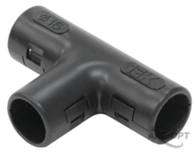 Изображения товара Тройник открывающийся TI16G черный | CTA10D-TIG16-K02-050 | IEK