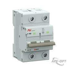 Изображения товара Выключатель автоматический AV-125 2P 100A (C) 10kA AVERES |mcb125-2-100C-av| EKF