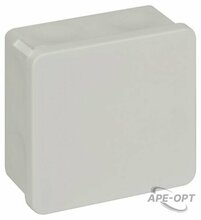 Изображения товара Распаячная коробка ЭРА KOR-100-100-50-9g-P-2MP двухкомпонентная HF стойкая к УФ 100х100х50мм серая прямой монтаж IP66 | Б0072862 | ЭРА