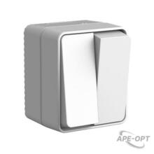 Изображения товара AtlasDesign Profi54 Серый О/У Выключатель 2-клавишный 10 АХ | ATN543051 | SE