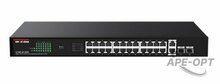 Изображения товара IP-COM G1128P-24-250W - Неуправляемый коммутатор Ethernet 26GE+2SFP с 24 портами PoE