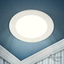 Изображения товара Светильник светодиодный встраиваемый downlight LED 1 24Вт 4000К белый круг | Б0019460 | ЭРА