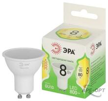 Изображения товара Лампа светодиодная GREEN LINE LED MR16-8W-830-GU10 GL GU10 8 Вт софит теплый свет | Б0067081 | ЭРА