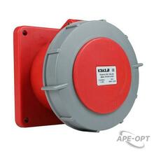 Изображения товара Розетка 345-125А-6h-380AC-3P+PE+N-IP67| 309435 | КЭАЗ