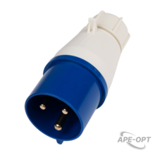 Изображения товара Силовой разъем PPC 023 2Р+РЕ 32А 220В IP44 | .5072312 | Jazzway