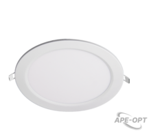 Изображения товара Светильник светодиодный встраиваемый downlight ДВО PPL-R 24w 6500K IP40 WH d300мм встр/круг | 5009776A | Jazzway
