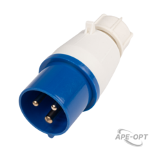Изображения товара Силовой разъем PPC 013 2P+PE 16A 220V IP44 | .5072251 | Jazzway