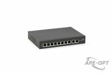 Изображения товара 4073 SKAT PoE-8E-2G v.2 коммутатор PoE Plus, мощность 120Вт, порты: 8-Ethernet PoE, 2-Uplink
