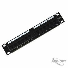 Изображения товара Патч-панель 10", 1U, 12 портов RJ-45, категория 5e, Dual IDC | 04-0025 | REXANT