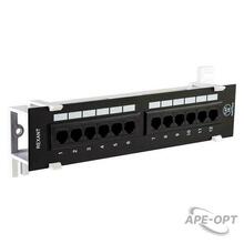 Изображения товара Патч-панель настенная, 12 портов RJ-45, категория 5е | 04-0020 | REXANT