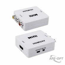 Изображения товара Конвертер HDMI на 3 RCA, пластик, белый | 17-6931 | REXANT