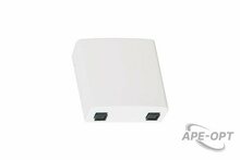 Изображения товара NMF-WO02SCUS2-CS-WT - Оптическая розетка (кросс), укомплектованная на 2 порта SC/UPC, SM 9/125 OS2, полный комплект