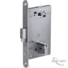 Изображения товара PERCo-LB85.3 - Врезной электромеханический замок с контактным устройством, нормально закрытый, межцентровое расстояние 85 мм