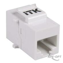 Изображения товара Проходной адаптер кат.5E UTP, RJ45-RJ45, тип Keystone Jack | CS7-1C5EU | ITK