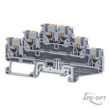 Изображения товара Клемма 3х-ярусная push-in OptiClip CP3LG-2,5-3L-PE-I-(0,2-2,5)-PEN | 331868 | КЭАЗ