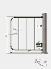 Изображения товара Створка калитки "3V" "Model B" (800мм), ООО "ТривиТех"