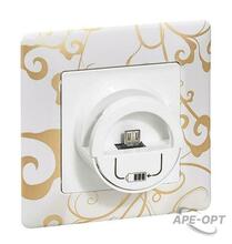 Изображения товара Valena LIFE DIY Белый Зарядная станция MicroUSB 240В/5В 1500мА с подставкой для смартф/планш | 753011 | Legrand