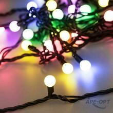 Изображения товара Светодиодная гирлянда ARD-BALL-CLASSIC-D13-5000-BLACK-50LED RGB (230V, 3.5W) | 025567 | Arlight