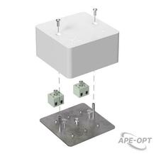 Изображения товара Коробка огнестойкая для кабель-канала Е15-Е120 85х85х45 IP42 4p, 2.5 мм.кв.| 40-0460-FR2.5-4 | Промрукав