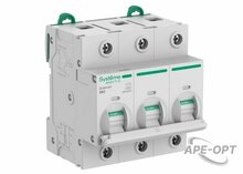 Изображения товара Systeme9 Автоматический выключатель (АВ) 27мм D 63A 3P 10 kA 400В | S9H33363 | SE
