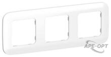 Изображения товара FLITE Artistic Рамка 3-ая РУ-3-А-ФлБ белый | FI-M32-31-20-K01 | IEK