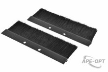 Изображения товара КВ-Щ-55.210А-9005 - Комплект щеточного ввода в шкаф, универсальный, цвет черный ЦМО