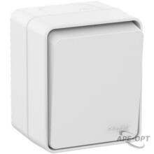 Изображения товара AtlasDesign Profi54 Белый О/У Выключатель 1-клавишный 10 АХ | ATN540111 | SE