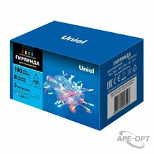 Изображения товара Гирлянда светодиодная ULD-S0500-100/DTA MULTI IP20 CRYSTAL 5м