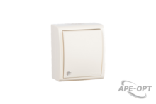 Изображения товара Перекрестный выключатель (с 3-х мест) IP54 10AX 250В цвета слоновая кость S15 Aqua | 1594251-031 | Simon