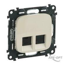 Изображения товара Valena ALLURE DIY Сл.кость Розетка комп(RJ45) 2-ая 6 кат UTP | 753843 | Legrand